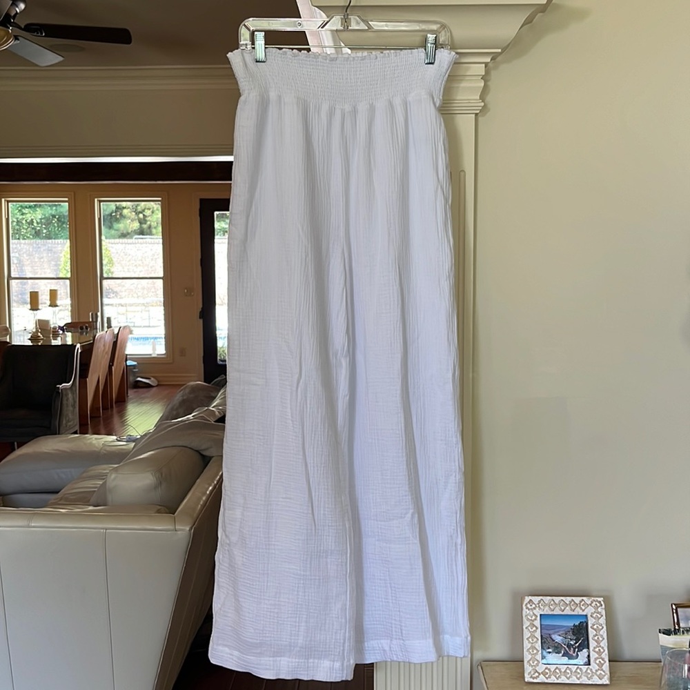 Z Supply White Wide Leg Pants